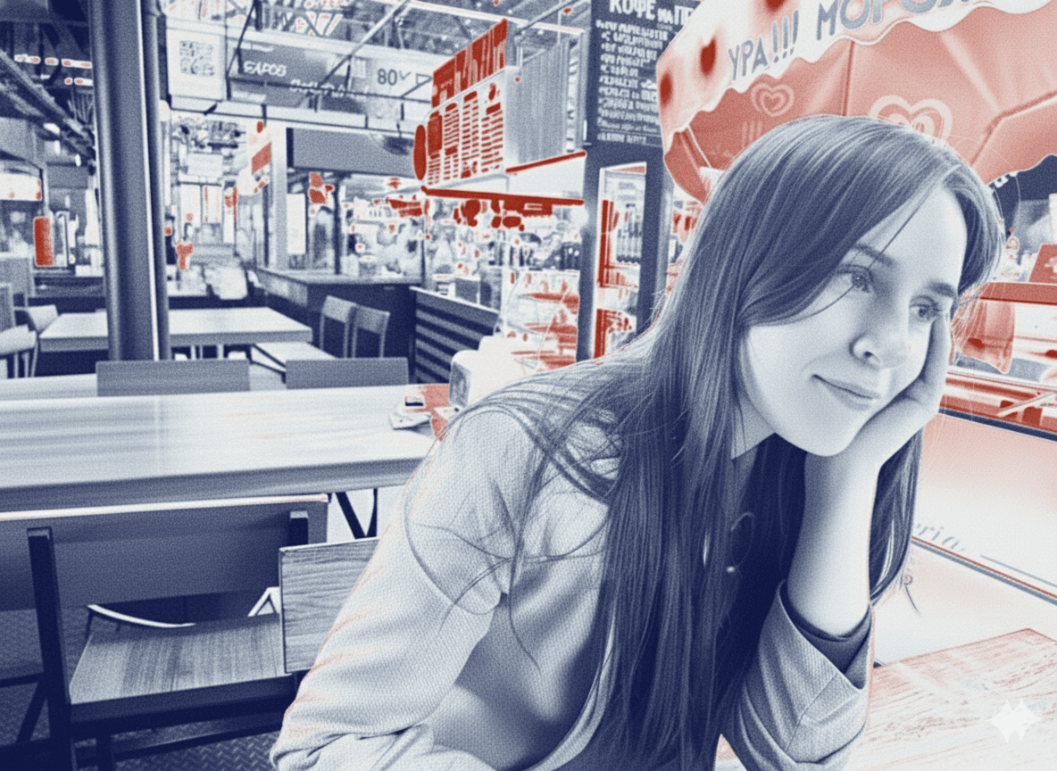 Автопортрет Художника Манчева Ольга, выразительный мазок кисти